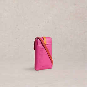 Clara Buckle Leather Phone Bag