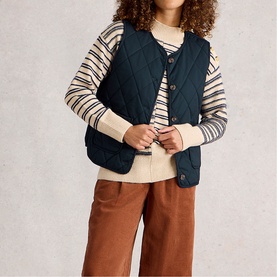 Emily Diamond Quilted Gilet