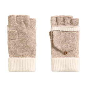 Emma Knitted Flip Mittens