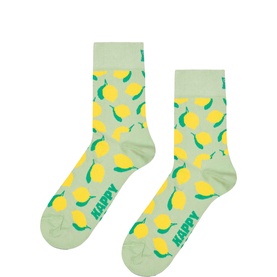 Lemon Short Crew Socks