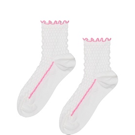 Structured Slinky Logo Crew Socks