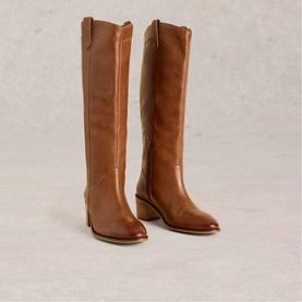 Izzy Leather Knee High Boots