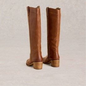 Izzy Leather Knee High Boots