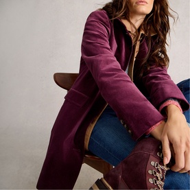 Karla Velvet Coat