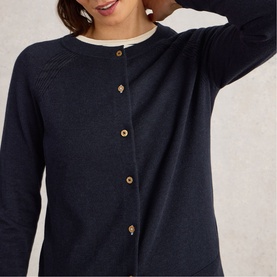 Lulu Stitch Detail Knitted Cardigan