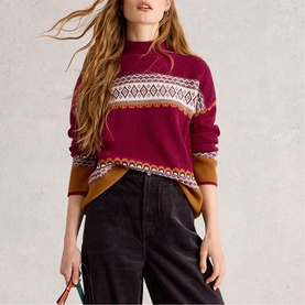 Millie Fairisle Knitted Sweater