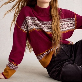 Millie Fairisle Knitted Sweater
