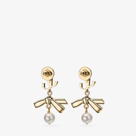 Ribbon Detail Drop Earrings