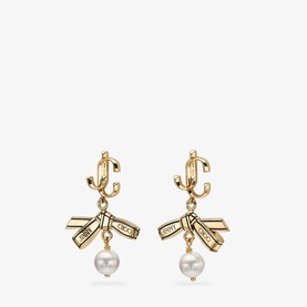 Ribbon Detail Drop Earrings