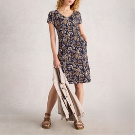 Tallie Floral Flared Mini Dress