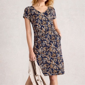 Tallie Floral Flared Mini Dress