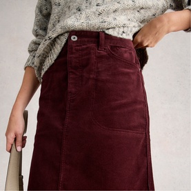 Tia Corduroy Mini Skirt