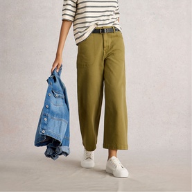 Tia Wide Leg Cropped Jeans