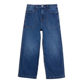Tia Cropped Wide Leg Jeans