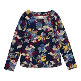 Weaver Floral Long-Sleeved Top