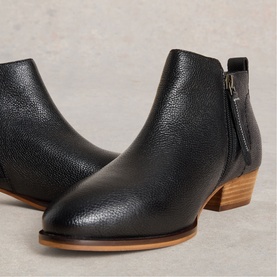 Willow Leather Ankle Boots