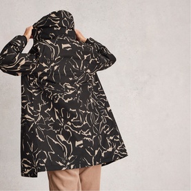 Willow Printed Waterproof Coat