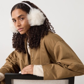 Signature Logo Shearling Earmuffs