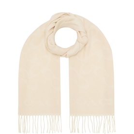 Signature Logo Fringed Scarf
