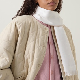 Signature Logo Frayed Scarf