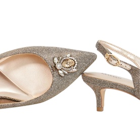 Context Bug Charm Slingback Courts