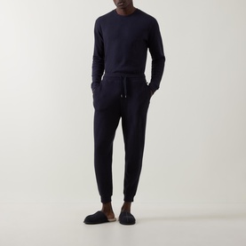 Structured Drawstring Sweatpants