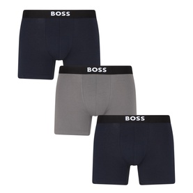 Three-Pack BOSS One Logo Boxer Briefs