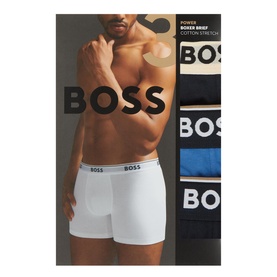 Three-Pack Power Logo Boxer Briefs