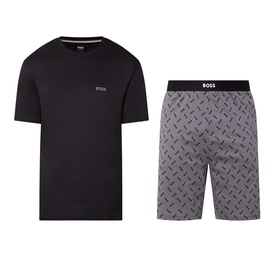 T-Shirt & Logo Shorts Pyjama Set