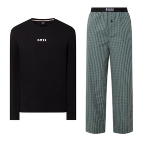 Logo Check Pyjama Gift Set