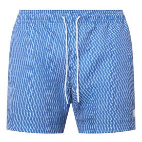 Vibe Printed Drawstring Swim Shorts