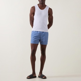 Vibe Printed Drawstring Swim Shorts