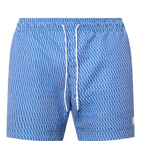 Vibe Printed Drawstring Swim Shorts