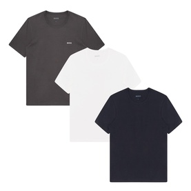 Three-Piece Logo Embroidered T-Shirt Set