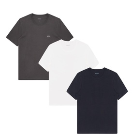 Three-Piece Logo Embroidered T-Shirt Set