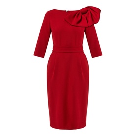 Isadora Garnet Red Embellished Dress
