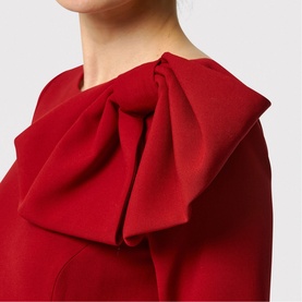 Isadora Garnet Red Embellished Dress