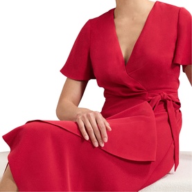 Julissa Flared Wrap Dress