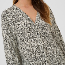 Miriam Zebra Blouse