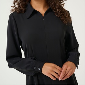 Signa Zip Mini Shirt Dress