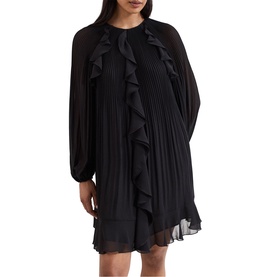 Layla Pleated Swing Dress