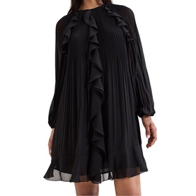 Layla Pleated Swing Dress