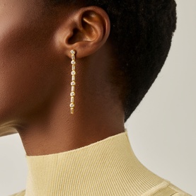 Lucy Williams Tennis Large Drop Earrings