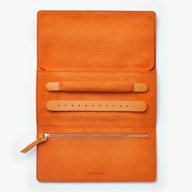 Leather Jewellery Roll