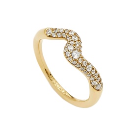 Molten Snow Stacking Ring