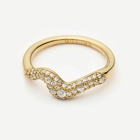 Molten Snow Stacking Ring