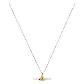 Lucy Williams T-Bar Knot Pendant Necklace