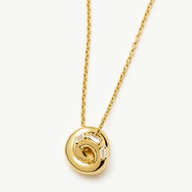 Lucy Williams Pav&eacute; Knot Pendant Necklace
