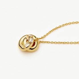 Lucy Williams Pav&eacute; Knot Pendant Necklace
