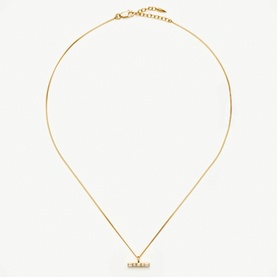 Lucy Williams T-Bar Stone Necklace